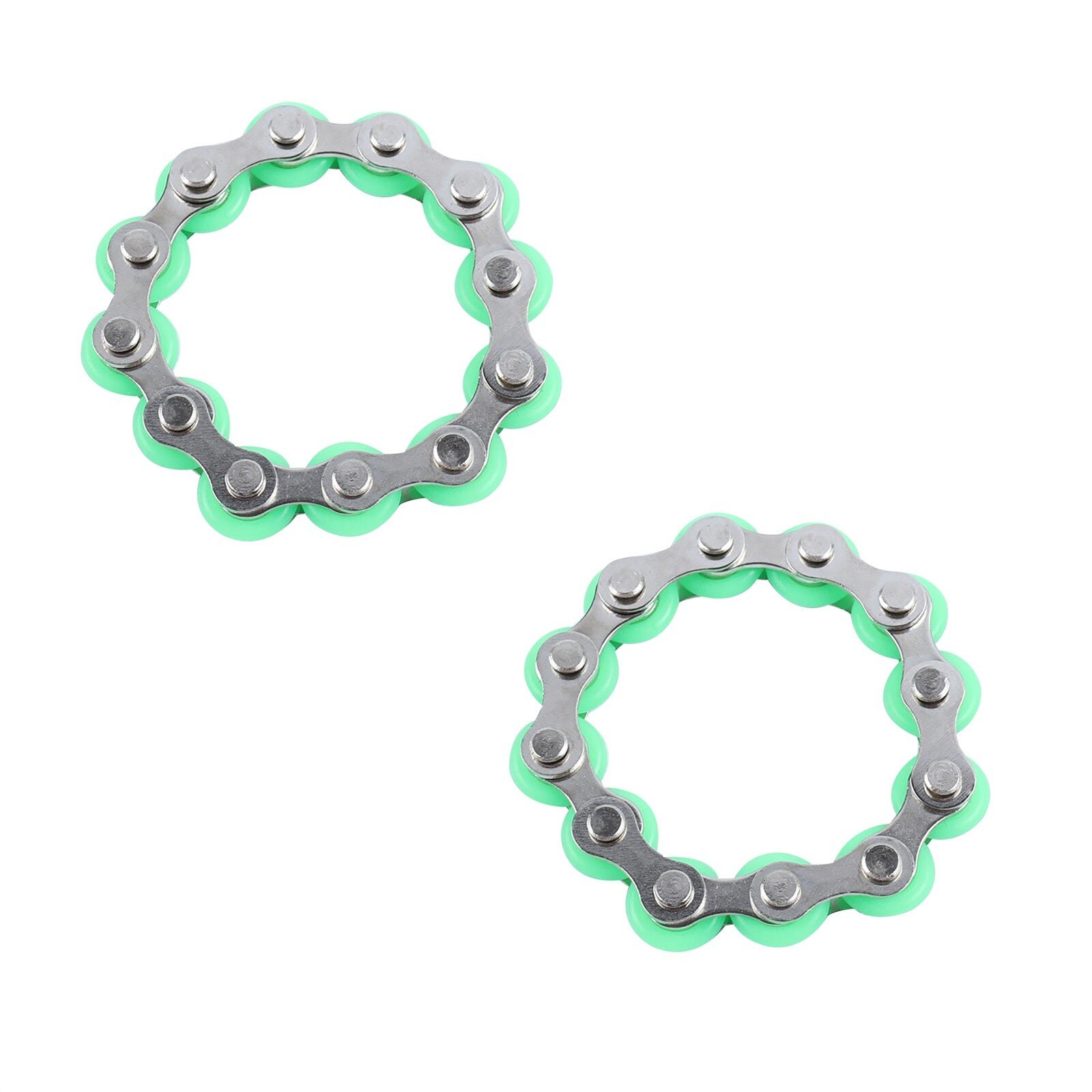 2PC Bicycle Chain Stress Relief Toys Autism Stress And Anxiety Relief Toys Bicycle Chain Stress Relief Toys Autism Stress And An