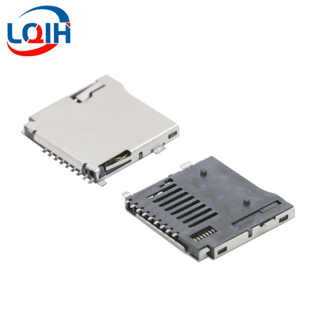 Suporte para cartão SD/MINI/TF/SIM/NANO/MICRO Slot para cartão Módulo de memória Corpo longo Corpo curto com conector autoelástico: Dourado