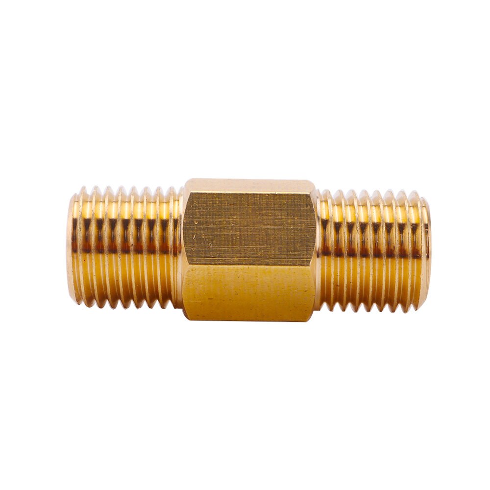 High Pressure Washer Brass Connector Adapter G1/4 Male + G1/4 Male Cooper Fitting G1/4" Male