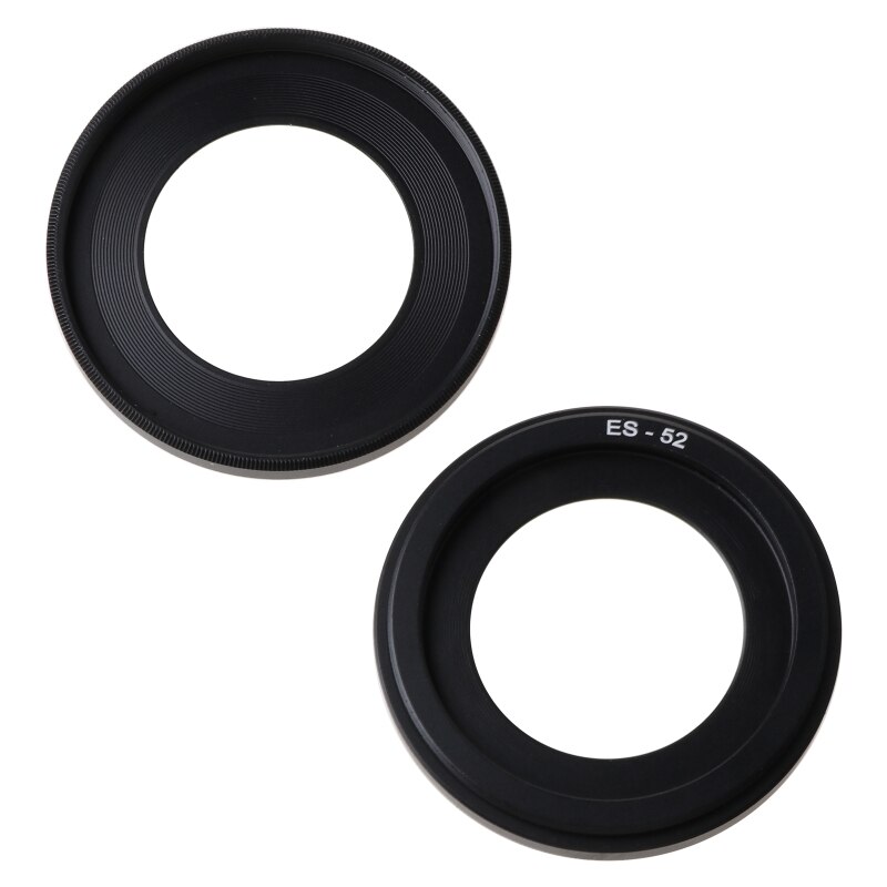 ES52 ES-52 Metal camera Lens Hood cover for Canon EF 40mm f/2.8 STM EF-S 24mm f/2.8 STM