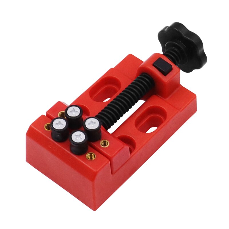 Mini tornillo de banco para tallado de mandíbula, pinza de banco, prensa de taladro, placa de Micro Clip, alicates ajustables, herramientas manuales de joyería DIY: red
