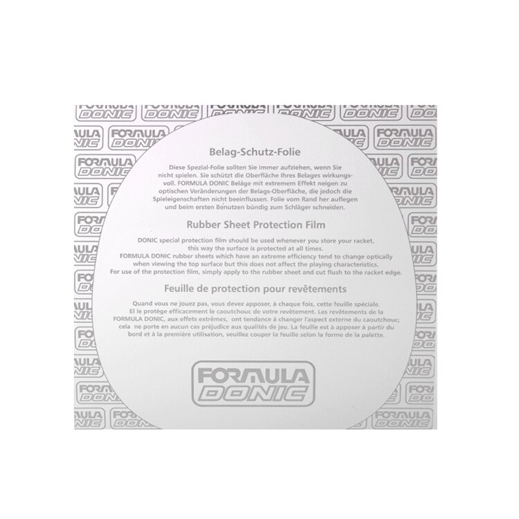 Película protectora de plástico adhesiva para tenis de mesa, película protectora de goma para Ping pong, gomas no pegajosas