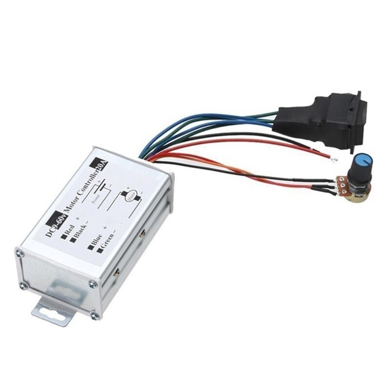 Reversible Dc Motor Speed Controller Brush Motor Driver Controls Module Dc 9v-60v Motor Pulse Width Modulator Regulator
