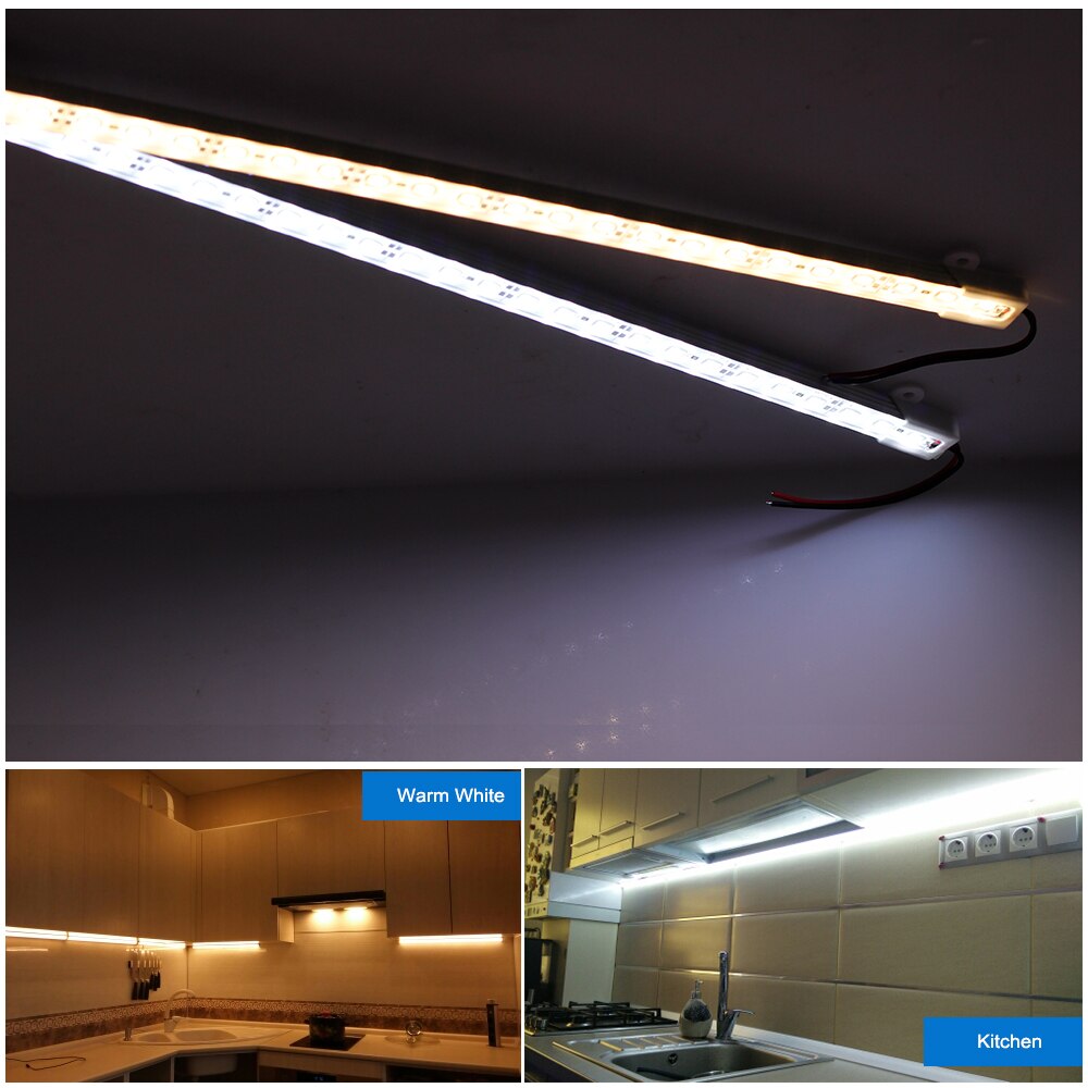 LED Bar Licht DC 12V 50cm Hoge Helderheid 5630 Stijve LED Strip IP68 Waterdichte Outdoor LED Buis 5 stks/partij