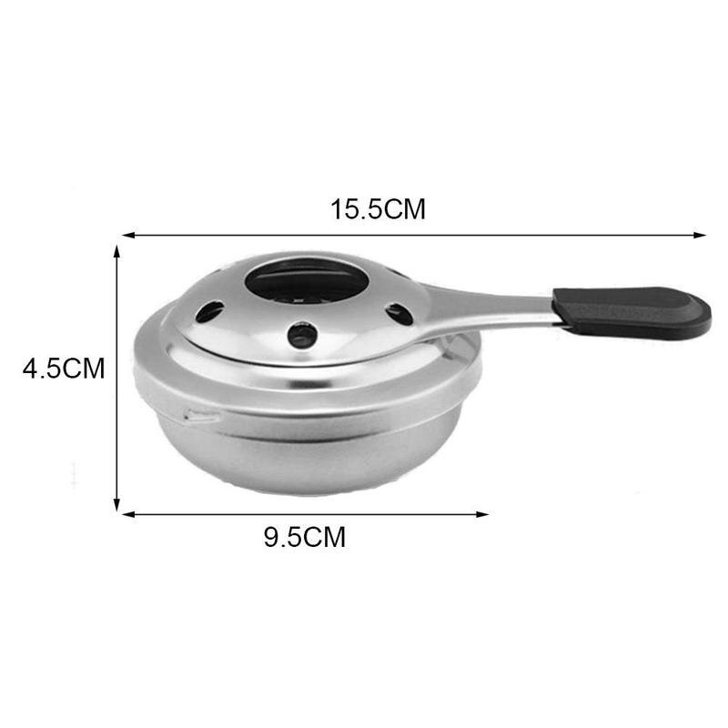 Alcohol Stove Set Outdoor Picnic Camping Stainless Steel Portable Alcohol Stove Fuel Furnace With Handle