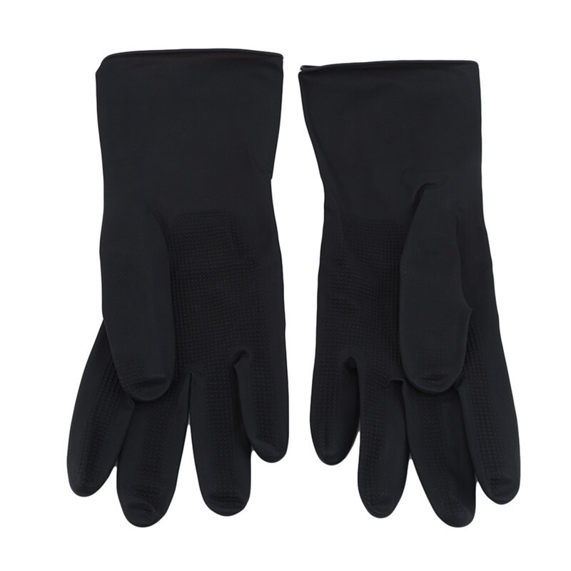 Guantes antideslizantes de peluquería para salones de belleza, guantes de goma gruesos para el cabello, guantes teñidos para el cabello, herramientas de duradero para cuidado del cabello 1 par: m