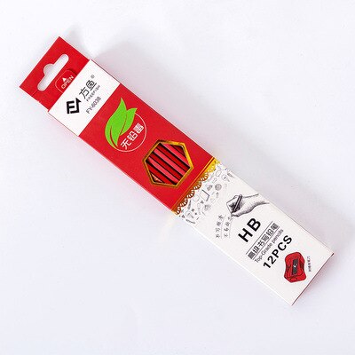 12 Stks/set Schets Potlood Hexagon Houten Lood Hb Potloden Student Kinderen Tekening Potlood School Zwart Schrijven Briefpapier: Style 4
