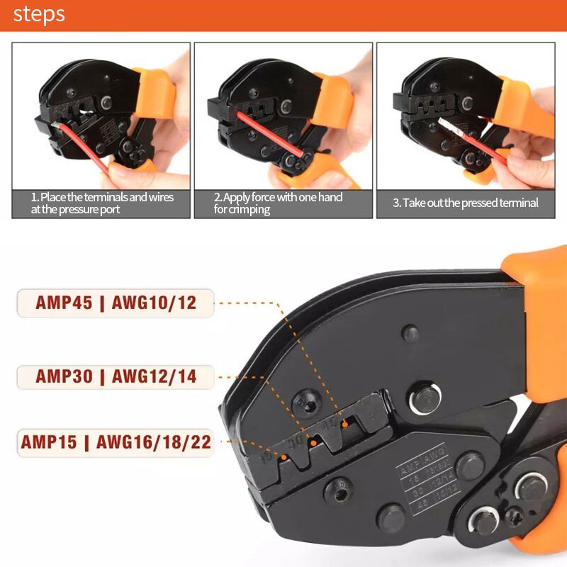 Amp Anderson Cable Crimping Tool AMP15/30/45 Line Clamp Cable Crimping Tools TC-1 Hand Wire Crimping Tool AP-153045