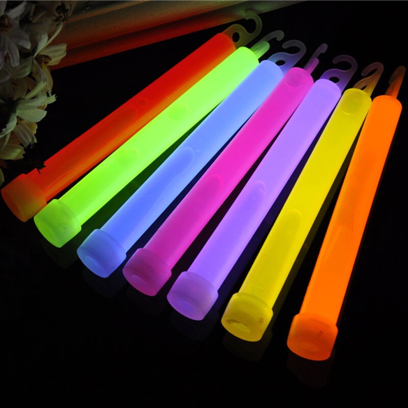 10 stücke 6Zoll Industrie Klasse glühen Stöcke Licht Stock Party Camping Notfall Lichter Glowstick Chemische Fluoreszierende EIG88