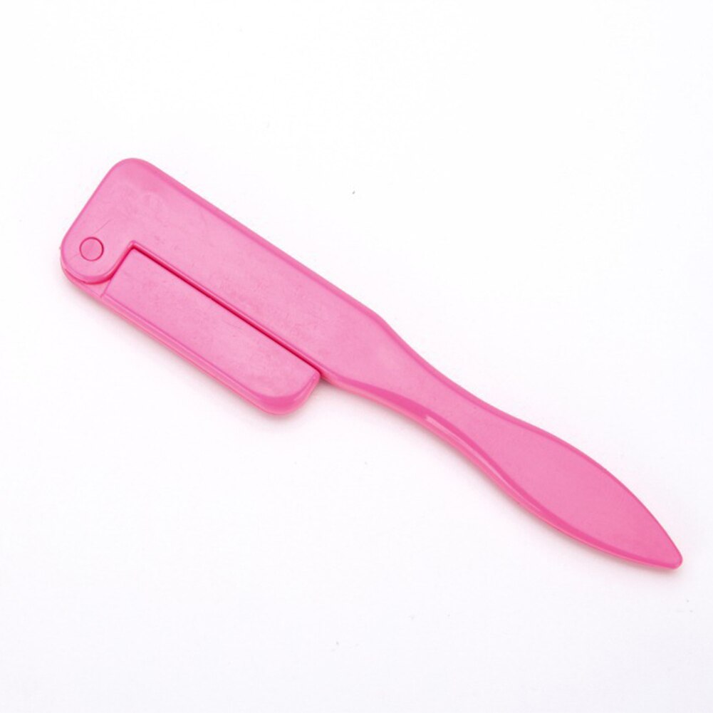 Składane ze stali nierdzewnej grzebień robić brwi brwi pędzel uroda narzędzia robić makijażu składane pędzle makijaż narzędzie łatwe w użyciu kobiety miłość