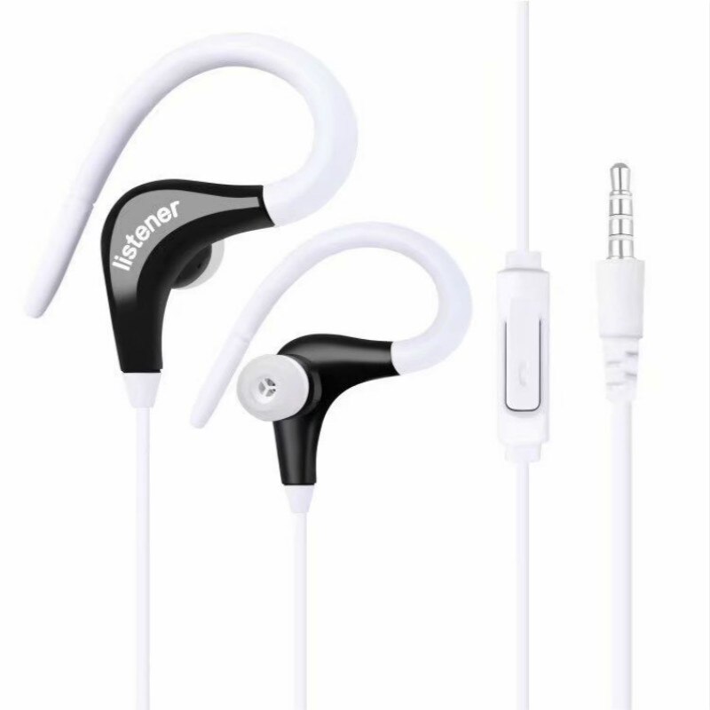 Senza fili Auricolare Bluetooth 4.1 Stereo Binaurale Regalo Impermeabile e Sudore a prova di Sport del Trasduttore Auricolare Del Telefono Mobile Universale Gancio per L'orecchio: C448-white