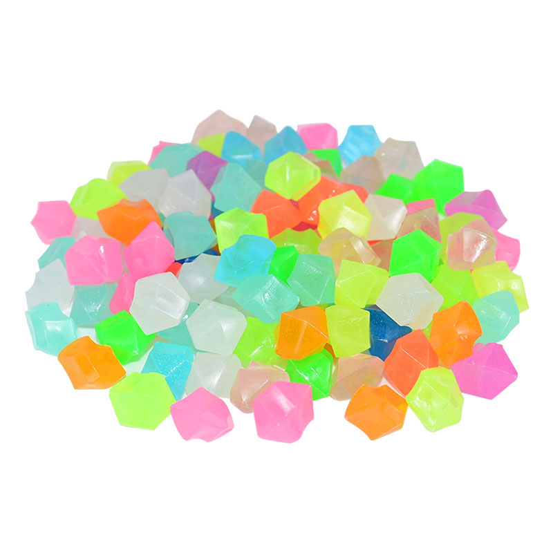 Galets de jardin lumineux qui brillent dans la nuit, 300 pièces/sac, pierres de décoration lumineuses pour allées, chemin, pelouse, cour: Y01