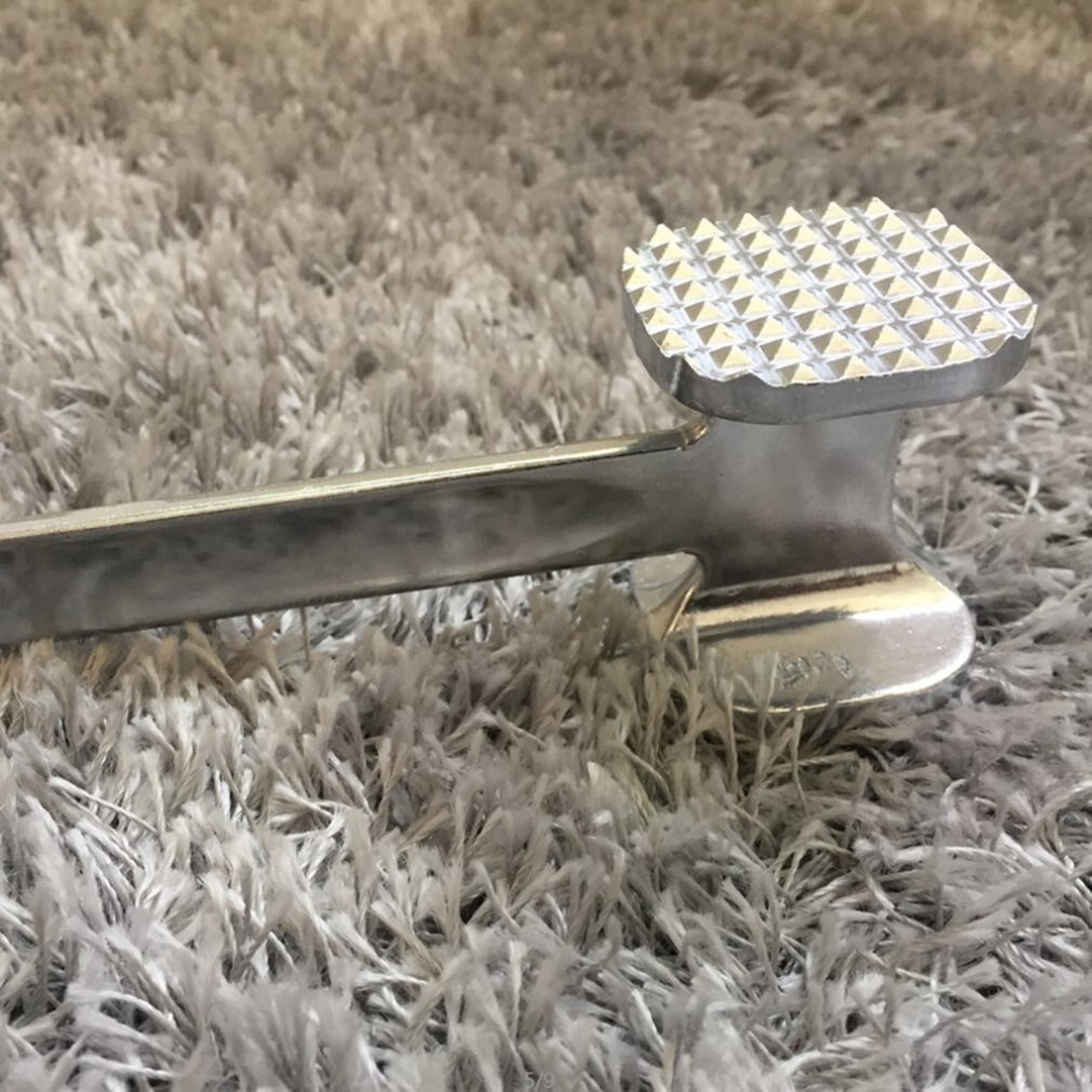Martillo para bistec, cocina casera, martillo de acero inoxidable, Maza suelta de aluminio para carne