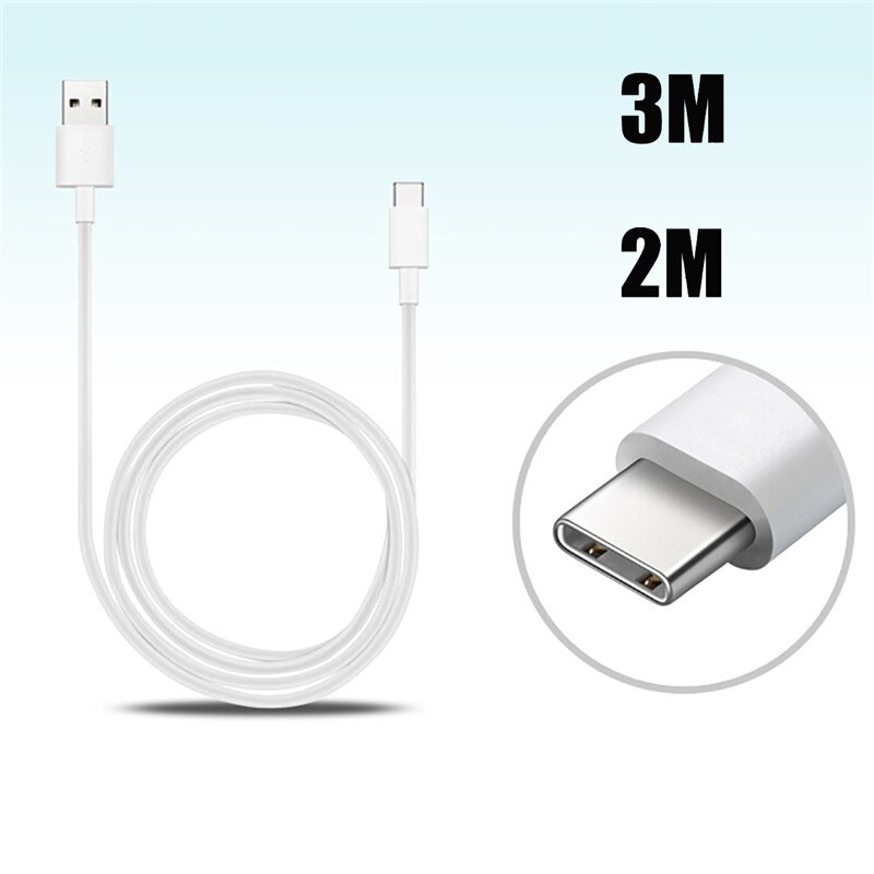 Cable tipo C de 1M, 2M y 3M para Samsung Galaxy S20, Ultra S21, A71, 5G, S20 Plus, USB C, sincronización de datos, Cable de carga larga, cargador de teléfono