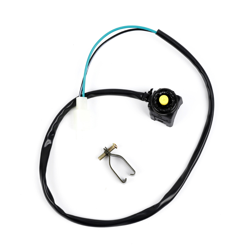 1Pcs Motocycle Op Off Motor Starter Kill Switch Fit Voor Honda Kawasaki Suzuki Yamaha: YELLOW