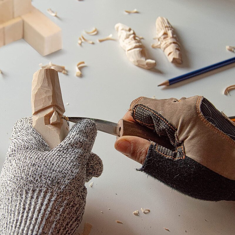 JHD-Large Carving Wood Blocks (10 Pack) 4 X 1 X 1 Inches Unfinished Basswood Project Craft Kit DIY Hobby Set For Beginners