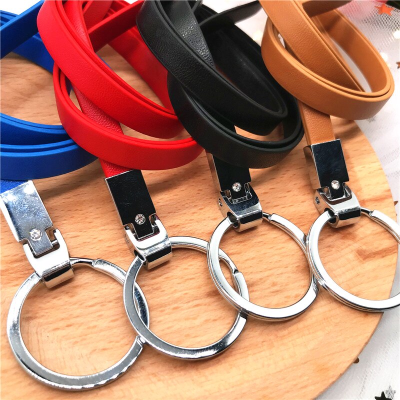 Business PU Lanyards Neck Strap For Id Pass Card Badge Gym Mobile Phone Usb Keys keycord keychain lanyard for keys