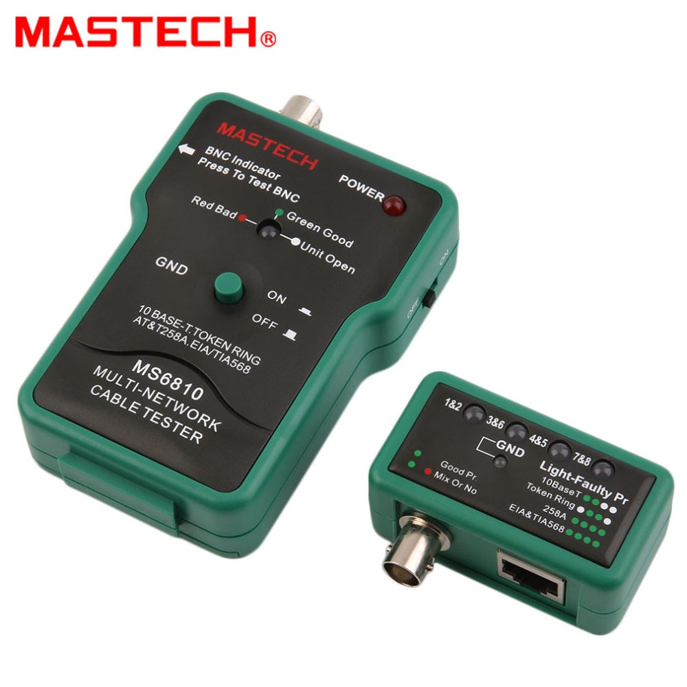 MASTECH MS6810 Coaxiale Kabel BNC Netwerk Draad Lijn Tester Detector Tracker