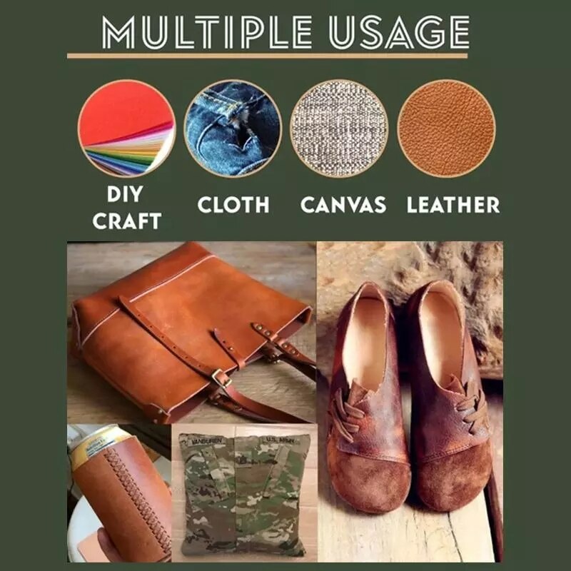 Leather Sewing Awl Kit Hand Stitcher Set Lock Stitching Hand Stitcher Thread Needles Kit Craft Stitch Tools