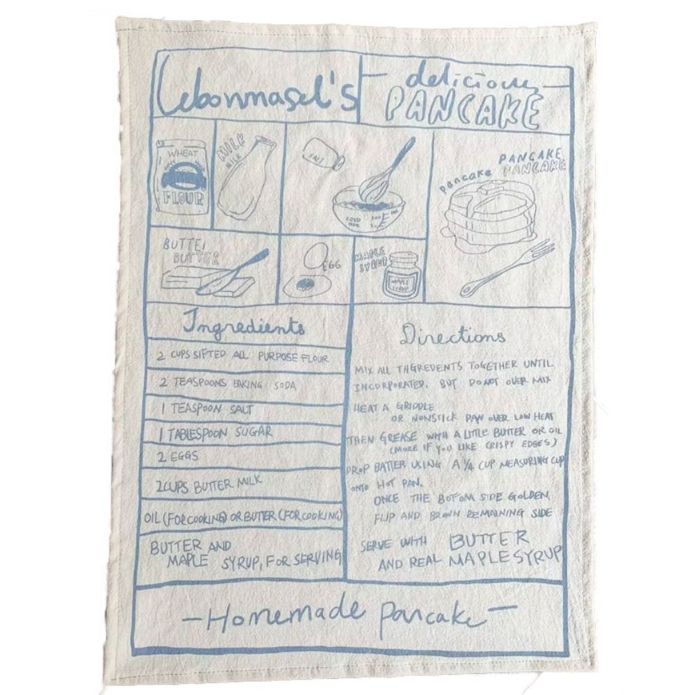 Placemat Korean Style Table Napkin Cloth Vintage Chic Kitchen Desktop Mat French Printing Cotton Wall Tapestry Party Decoration: Red