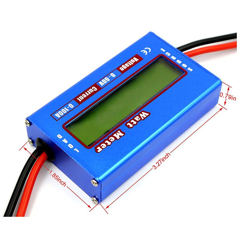 LCD RC Watt Meter Checker Watt Meter Balancer Charger Balance Voltage Battery Power Analyzer RC Tools DC 60V/100A