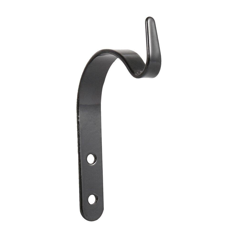 4/10 sztuk żelaza naścienne oświetlenie ogrodowe wiszący kwiat wieszak na rośliny garnek uchwyt hak półka stojak uchwyt, czarny