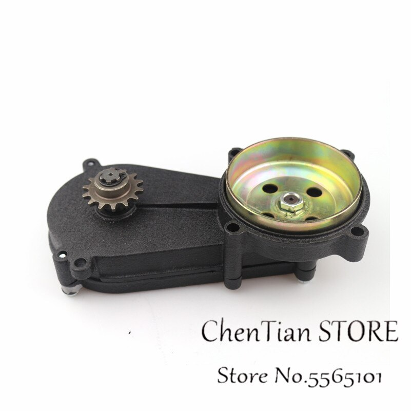 14T Missie Versnellingsbak Versnellingsbak Voor 47cc 49cc 2-Takt Clutch Mini Pocket Bike High Performance Aluminium: Black