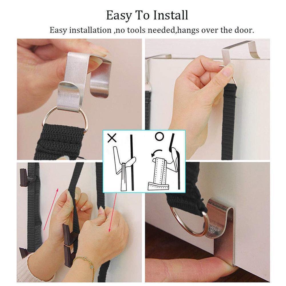 Popular Adjustable Straps Hat Bag Coat Clothes Rack Storage The Kitchen Cabinet Hanger Cupboard Over Door Holders Organizer I9V4