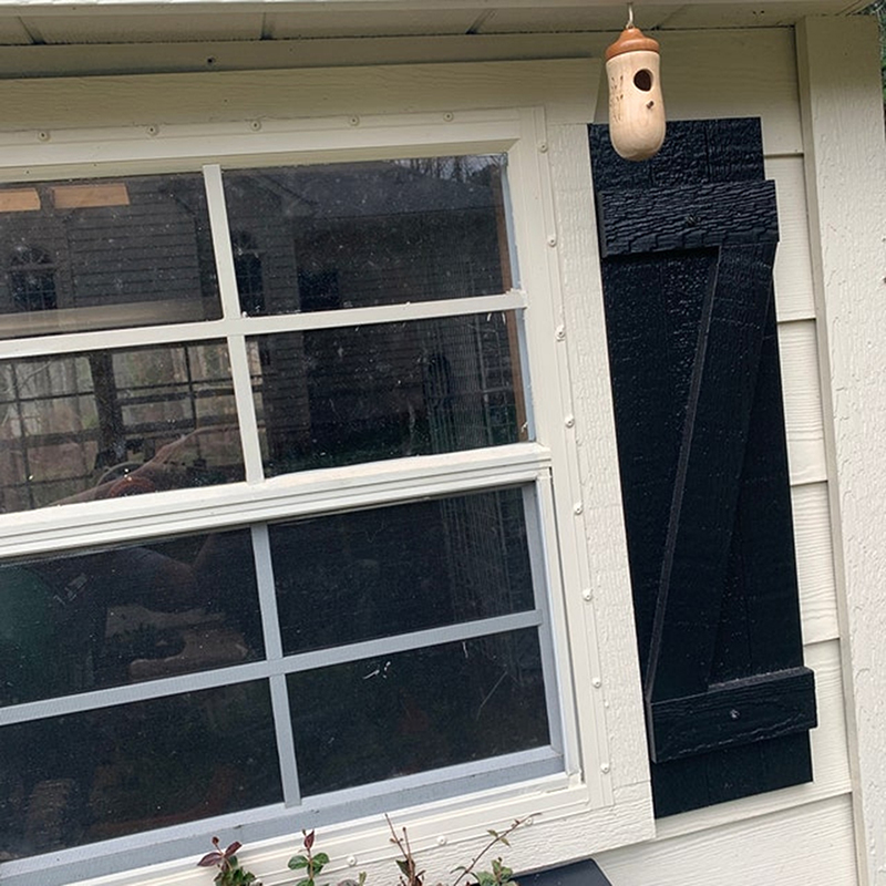 Natural Bird House, Natural Hanging Hummingbird Nest Wooden Garden Ornament for Outdoors