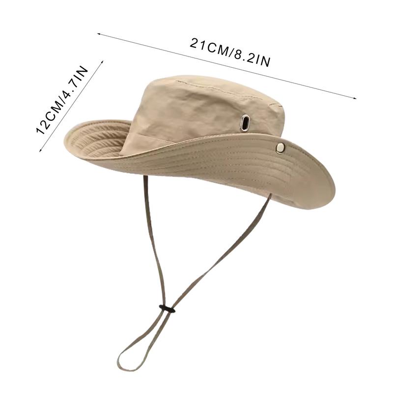 Fishing Hat For Men Sun Protection Windproof Sun Hat Men Fisherman Hat Wide Brim Bucket Hat For Camping Gardening Beach