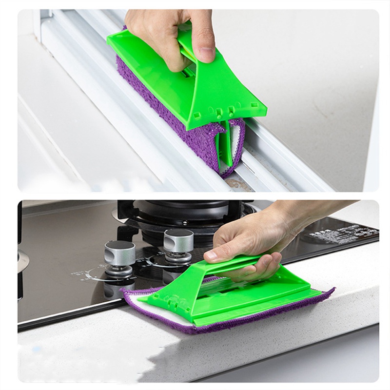 1Pc Window Cleaner Household Glass Cleaner Cleaning Brush Window Gap Glass Cleaning Tools