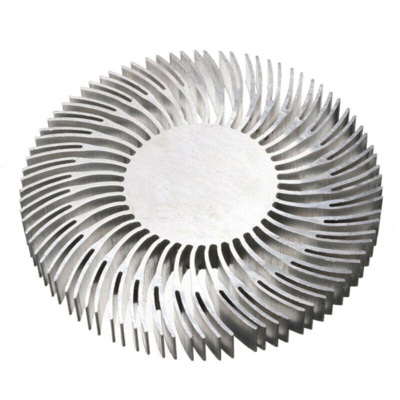 aluminium rund monterbar aluminium kjøleribbe kjøling ledet radiator til 10w ledet heatsink lys radiator 1