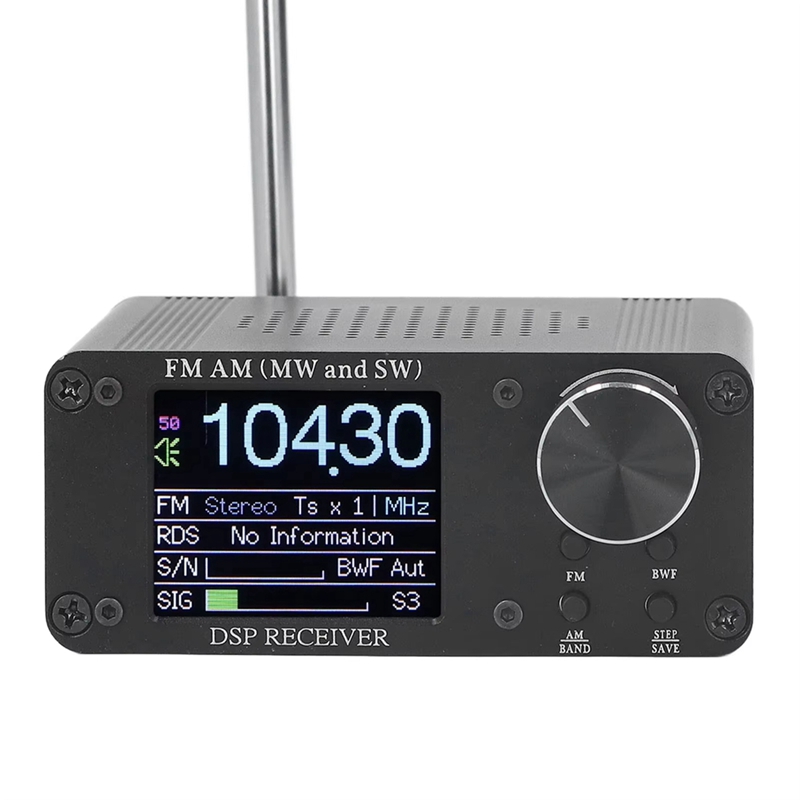 2025 ATS80 Draagbare Kortegolf Radio FM AM Frequentie Ontvanger 5 W Externe Hoofdtelefoon Telescopische Antenne Kortegolf Radio