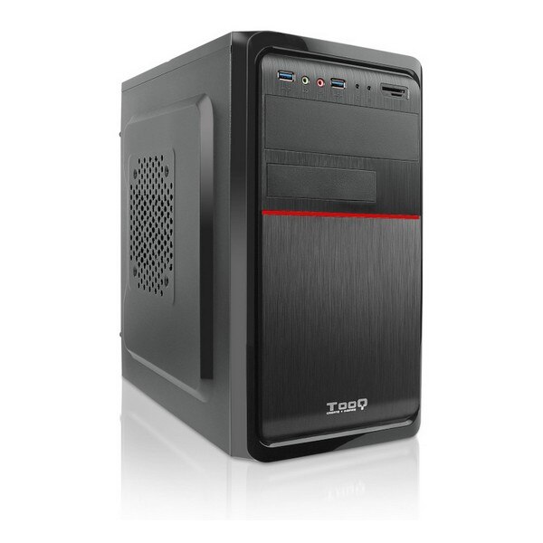 ATX Mini tower-Box met kaartlezer TooQ TQC-4745DU3C-B Zwart