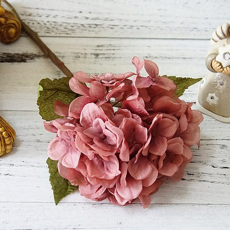 Kunstbloemen Zijden Hortensia Bruid Boeket Bruiloft Thuis Nieuwjaar Decoratie Accessoires Voor Vaas Bloemstuk