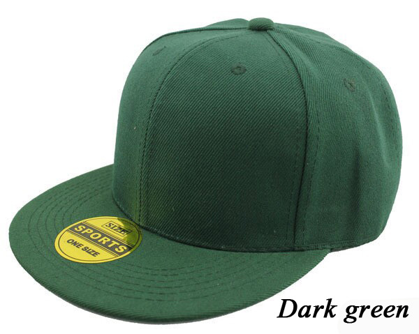 Mode Unisex Pure Kleur Platte Rand Dans Hoed Hiphop Hoeden hiphop Cap Blanco Baseball Caps Mannen Vrouwen Snapbacks Verstelbare