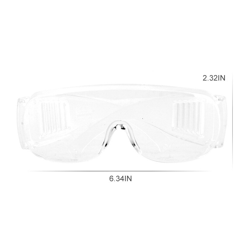 Adult Transparent Protective Googles Eye Shield Lab Anti Splash Anti Dust Glasses Anti-oil Splash Anti-slobber Anti-Fog Googles