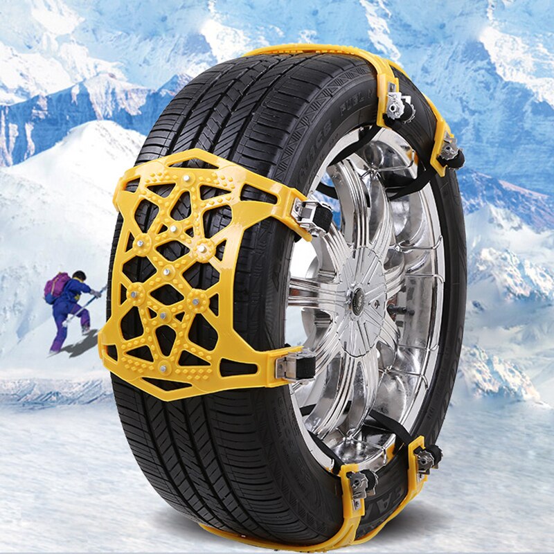 Winter Truck Auto Sneeuw Verbreed Band Keten Verdikking Anti-Slip Riem Eenvoudige Installatie Voor Sneeuw Modder Auto Vrachtwagen wheel Tyre