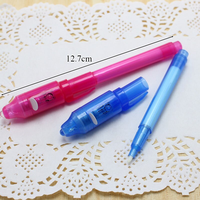 Magic Speelgoed Markeerstift Marker Pen Magic Uv Licht Onzichtbare Inkt Pen Voor Kids Student Grappige Speelgoed