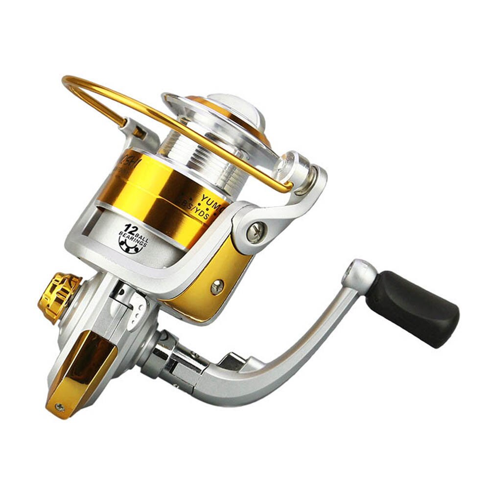 Vissen Reel 12BB 5.5:1 Metalen Spoel Karper Bass Visgerei Spinning Reel Vis Wiel Accessoires SEC88: 3000 Series