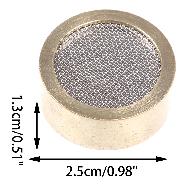 Aluminum Alloy Condenser Microphone Cartridge Capsule Replacements Large Diaphragm Microph Electric Instrument Parts Golden