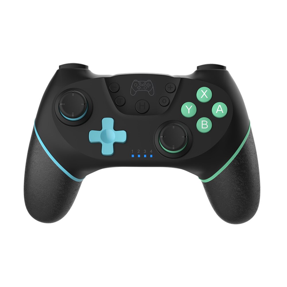 Schakelaar Pro Schakelaar Lite Controller Bluetooth-Compatibel Gamepad Controle Draadloze Joystick Macro Programmering Usb Joysticks Controle: blue green