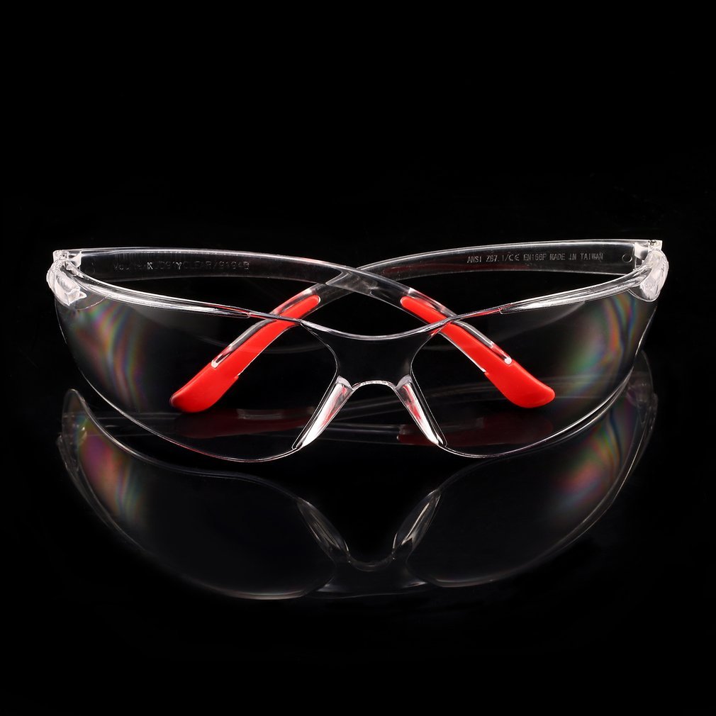 1 PCS Safety Glasses Lab Eye Protection Protective Eyewear Clear Lens Workplace Safety Goggles Supplies &ZH