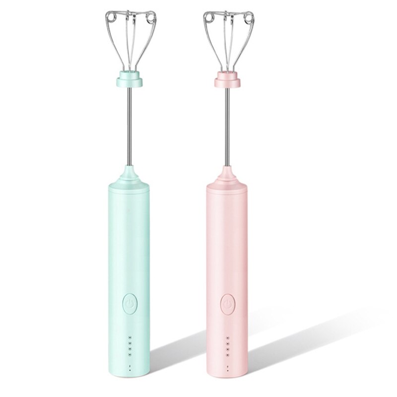 4-speed Stick Blender Mini Coffee Mixer Small Milk Frother Cordless Electric Egg Beater for Baking at Home Low Noise
