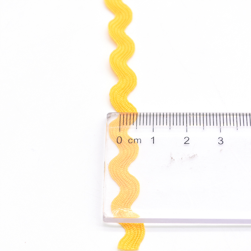 5mm S Shape Grosgrain Ribbon Curve Wavy Lace Trim Ribbon for Costume Hat Curtain Pillow Decoration Handmade DIY Sewing Crafts