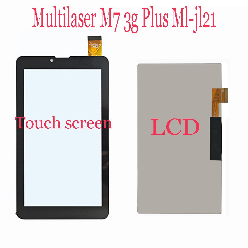 Original 7" Multilaser M7 3g Plus Ml-jl21 Tablet LCD Display + Touch Screen Touch Panel Digitizer Glass Sensor