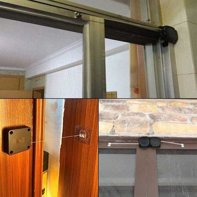Punch-free Automatic Sensor Door Closer Easy Install Practical Durable Home Office Gate Automatically Close for All Doors
