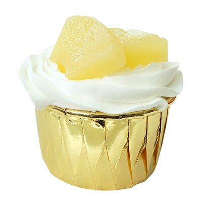 Simulatie fruit cake Realistische taart etalage model display Simulatie cup cake Aardbeientaart: Diep Roze