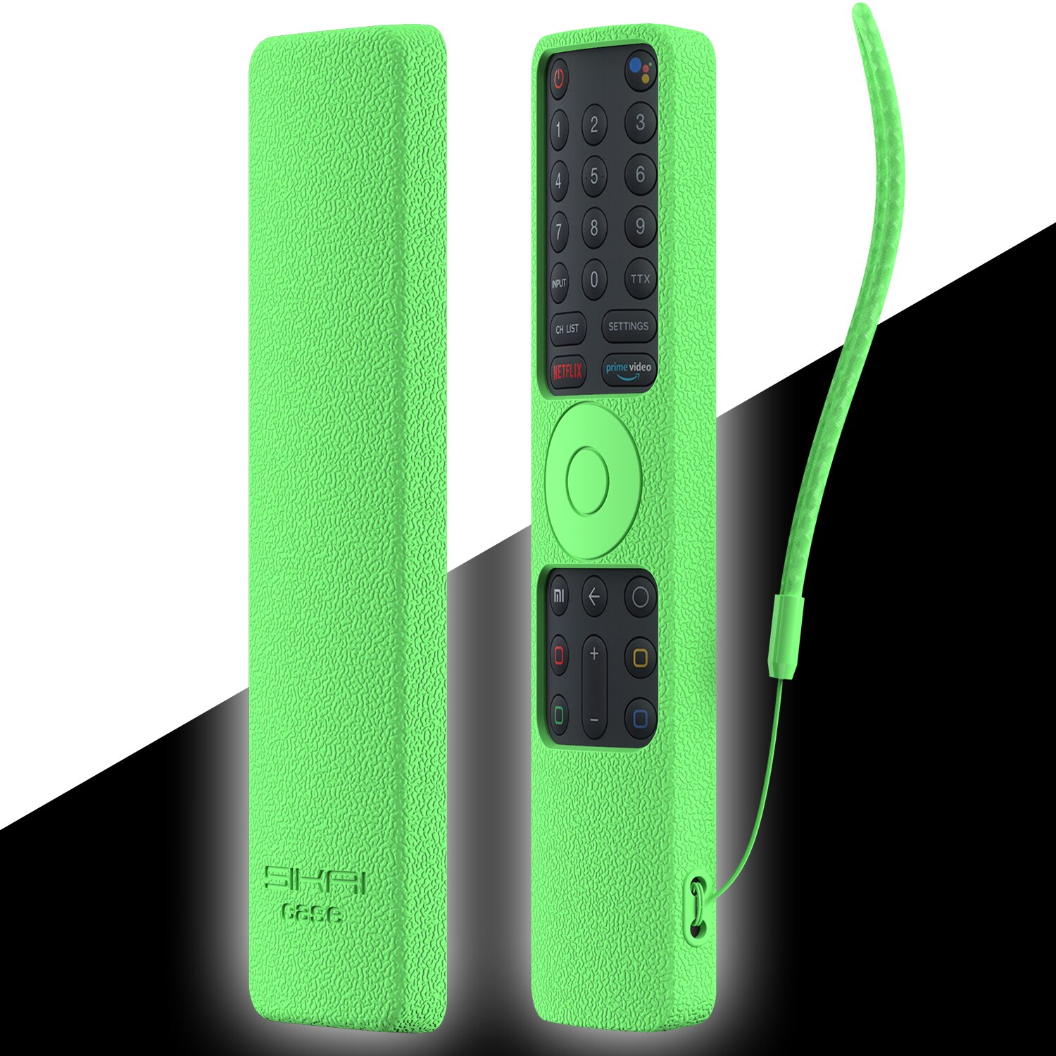 SIKAI-funda de silicona a prueba de golpes para xiaomi 4s, control remoto inteligente por bluetooth, wifi, para mi 4s: Light in Dark Green