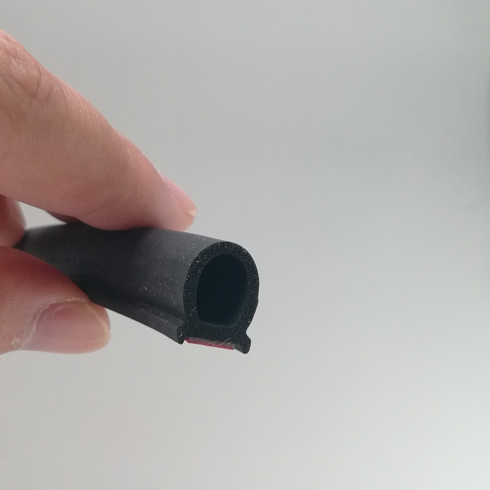 5 Meters Waterproof Small D Car Rubber Seal Epdm 3M Car Door Seal Auto Rubber Door Insulation
